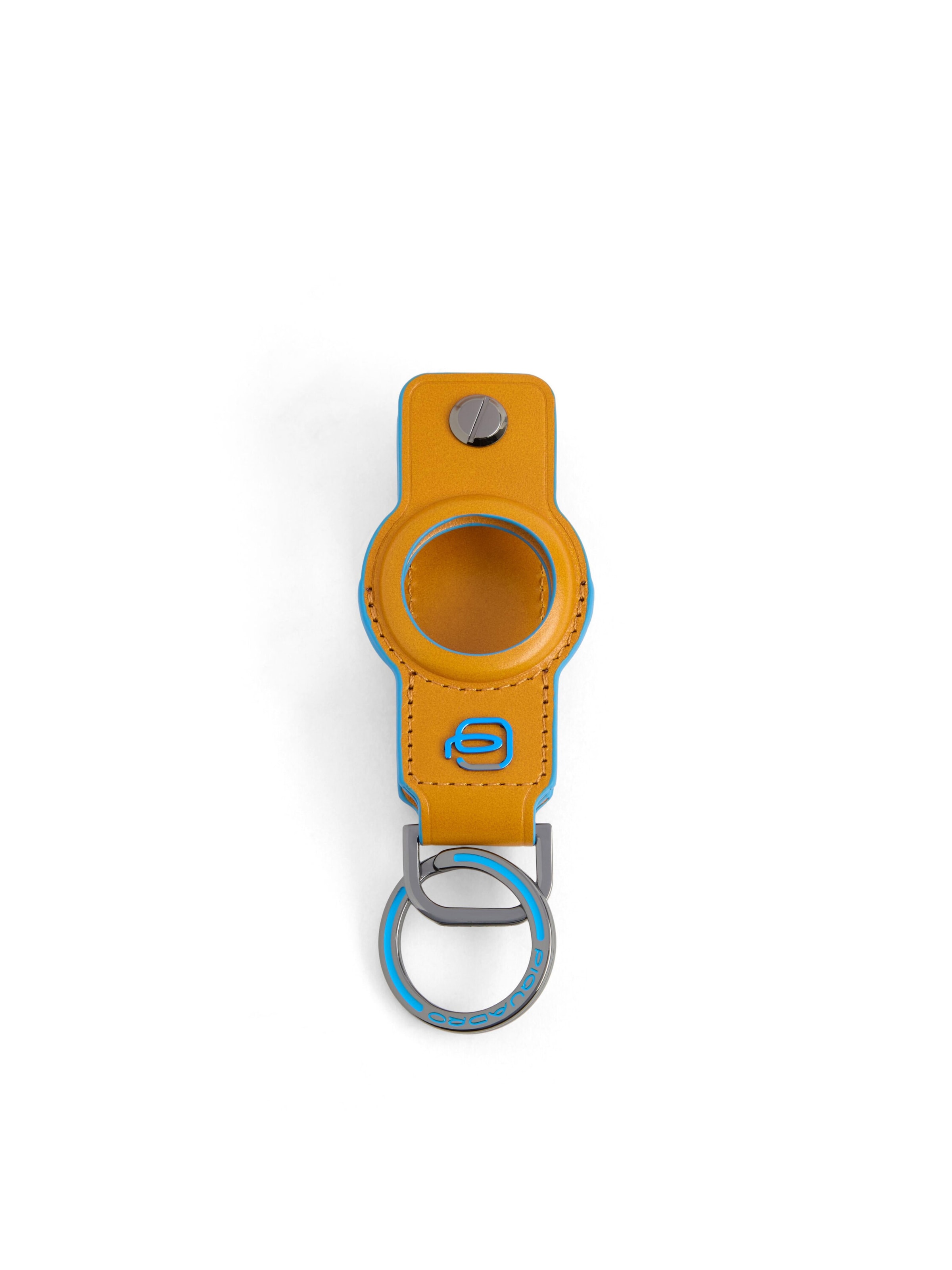 Piquadro Sleutelhanger in Geel: voorkant