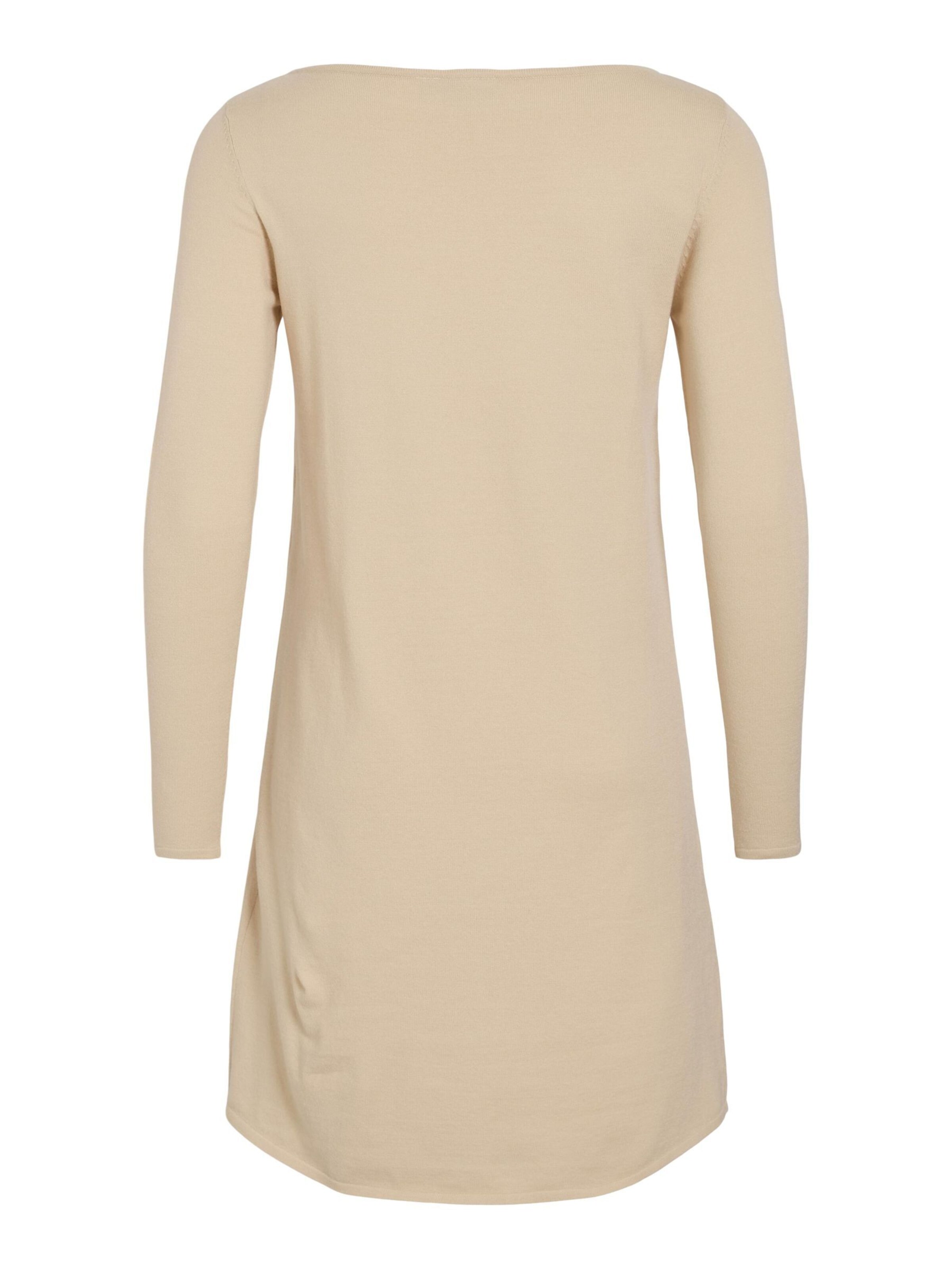 VILA - Vestido de punto en marrón