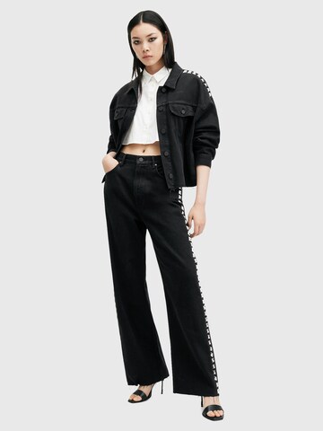 AllSaints Wide Leg Jeans 'BLAKE' in Schwarz