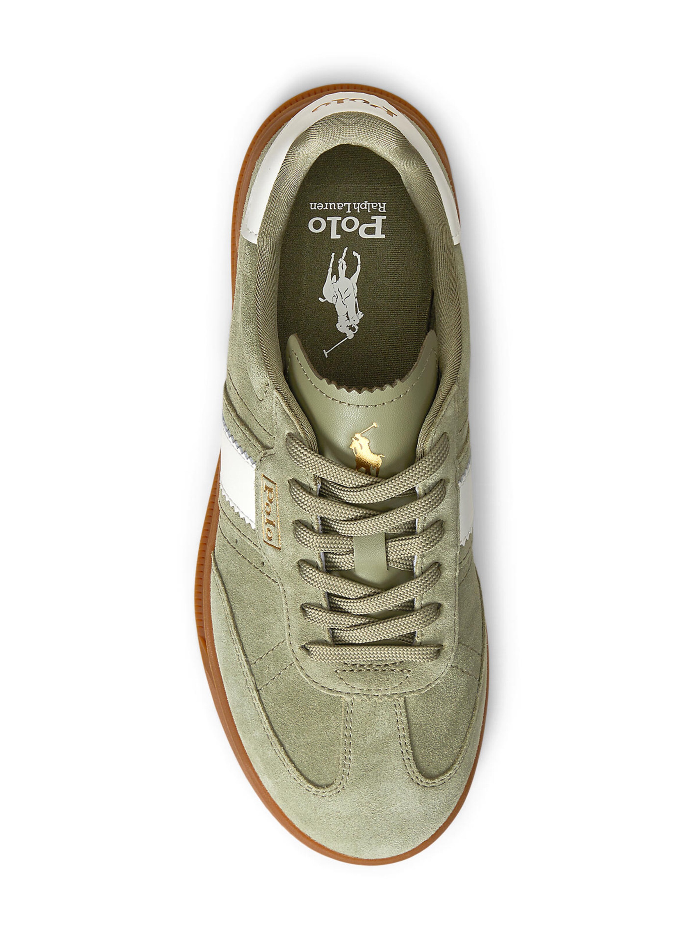 Polo Ralph Lauren Ниски маратонки 'AERA' в зелено