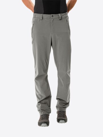 VAUDE Regular Outdoor trousers 'Farley' in Grey: front