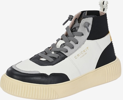 Crickit Sneaker ' OLISA ' in gelb / grau / schwarz / weiß, Produktansicht
