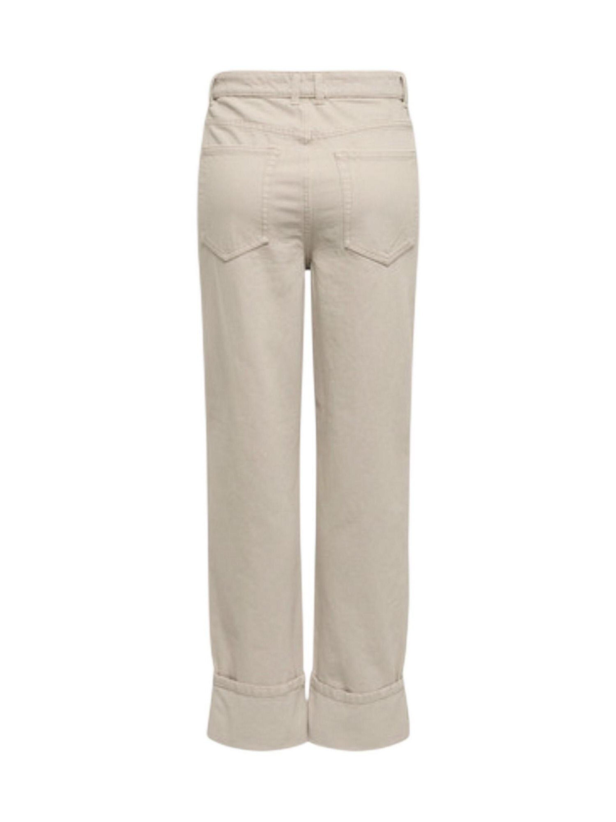 regular Jeans 'Onleverly Hw Slim St Fold-Up Cc Pnt 15364368' di ONLY in beige