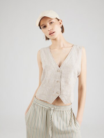 Monki Bluse 'Sabrina' i beige: forside