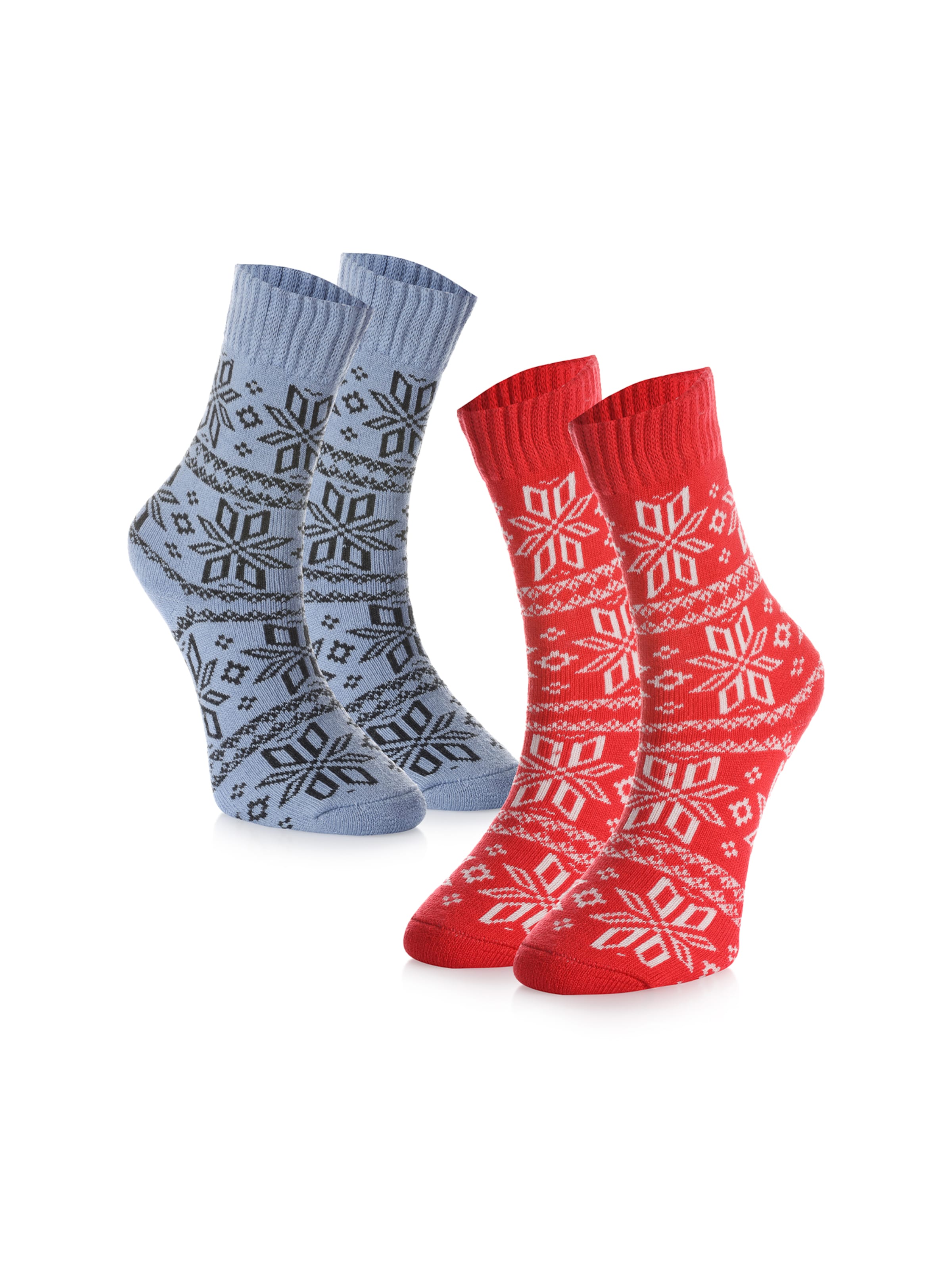 Crea Socks Socken‌‌‌‌‌‌‌ in hellblau / rot / schwarz / weiß, Produktansicht