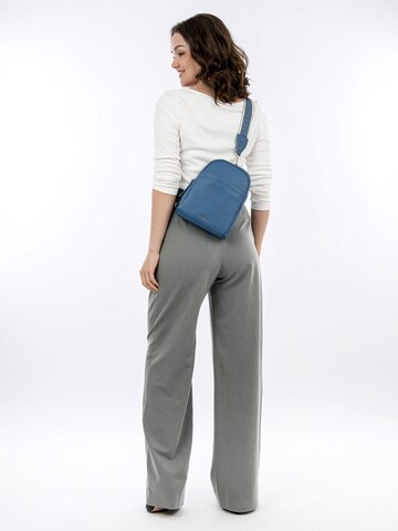 Sac bandoulière ' Elena ' Emily & Noah en bleu : devant
