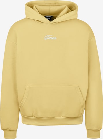TATES Sweatshirt in Gelb: Vorderseite