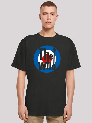 T-Shirt 'The Who Target' F4NT4STIC en noir : devant