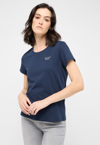 MUSTANG T-Shirt in Blau: Vorderseite