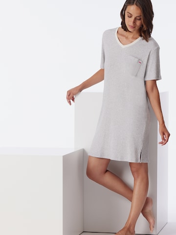 SCHIESSER Nightgown ' Casual Nightwear ' in Grey