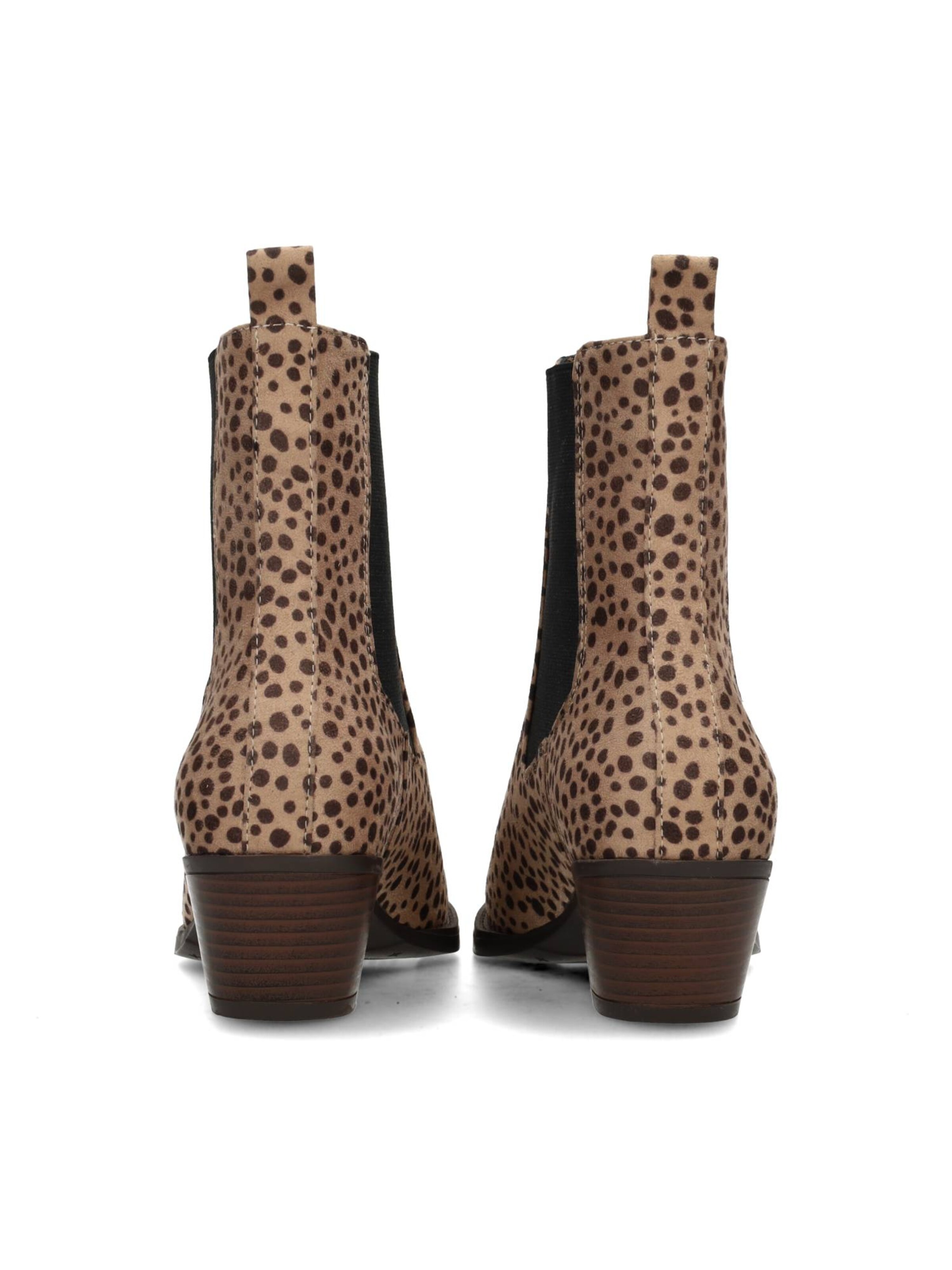 Chelsea Boots 'CARMEN' POSH by Poelman en beige