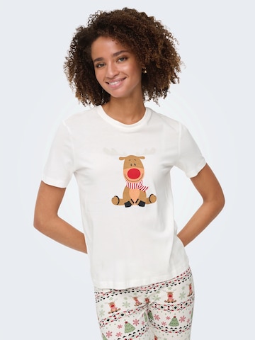 ONLY Pajama 'ONLXmas Elfi' in White