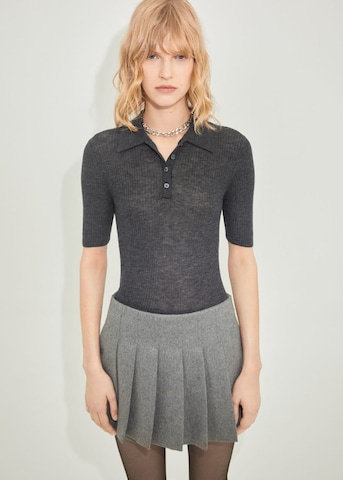 MANGO Sweater 'Rodin' in Grey: front