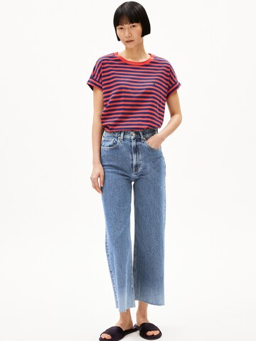 ARMEDANGELS T-Shirt IDAARA STRIPES in Blau