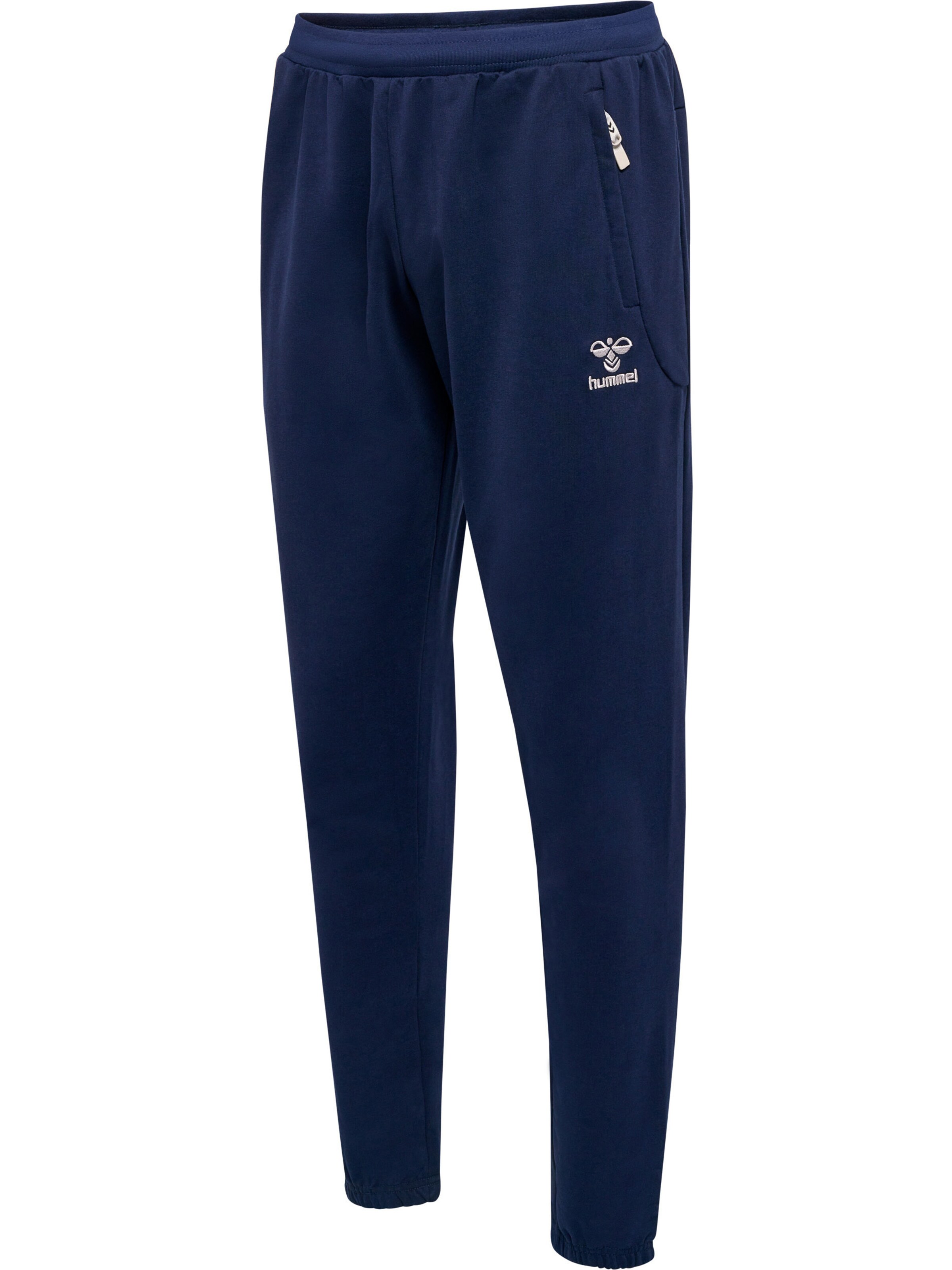 Hummel Tapered Sporthose 'Move Grid' in Blau