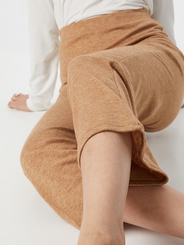 Wide leg Pantaloni 'THIERRY' di WAL G. in marrone