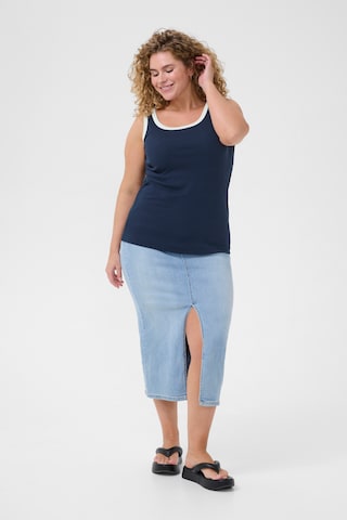 KAFFE CURVE Top 'KCcarina' in Blue