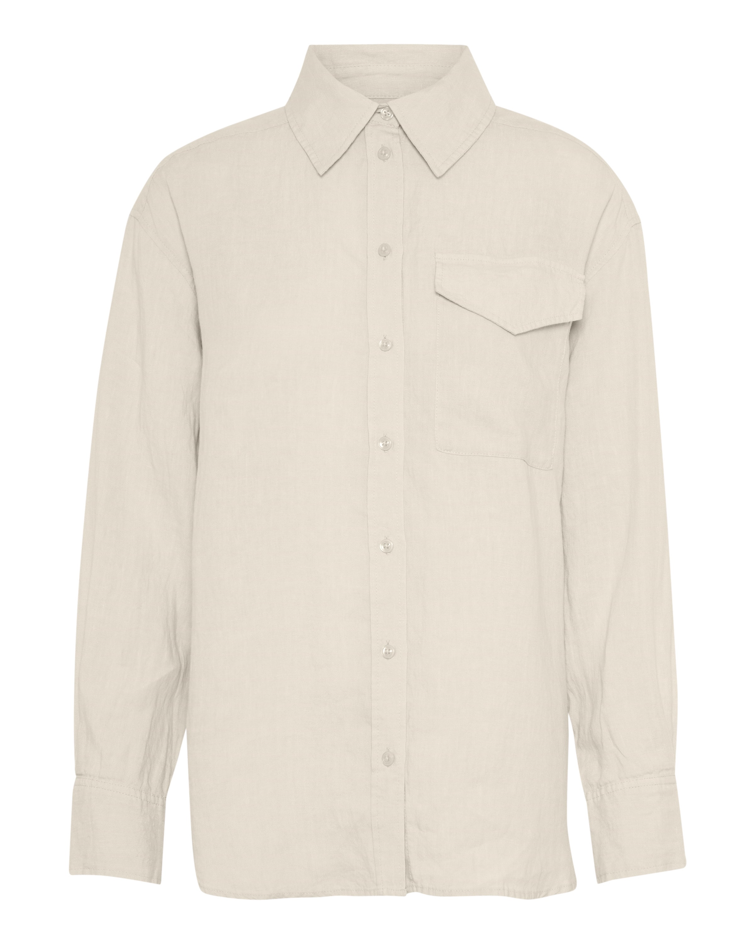 Chemisier 'Nuvin' Part Two en blanc : devant