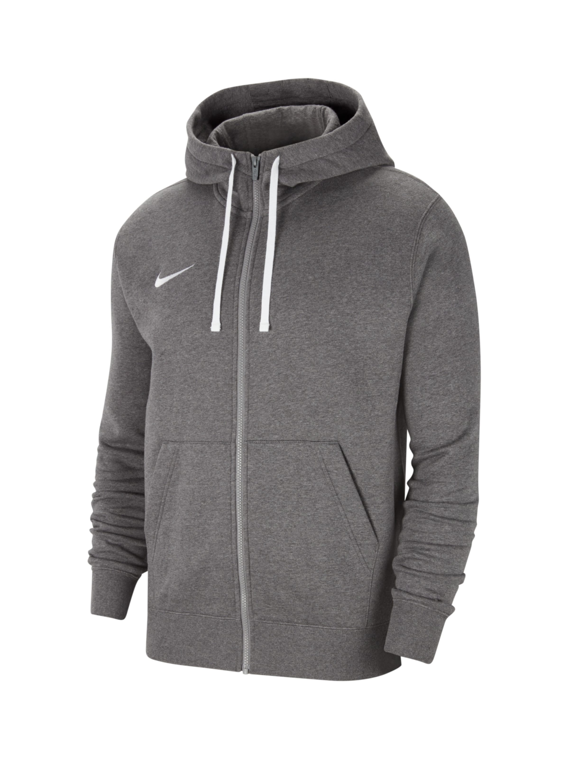 NIKE Sportsweatjacke in Grau: Vorderseite