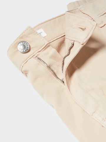 Loosefit Jeans cargo 'newcargo' MANGO en beige