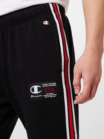 Champion Authentic Athletic Apparel - Tapered Calças em preto