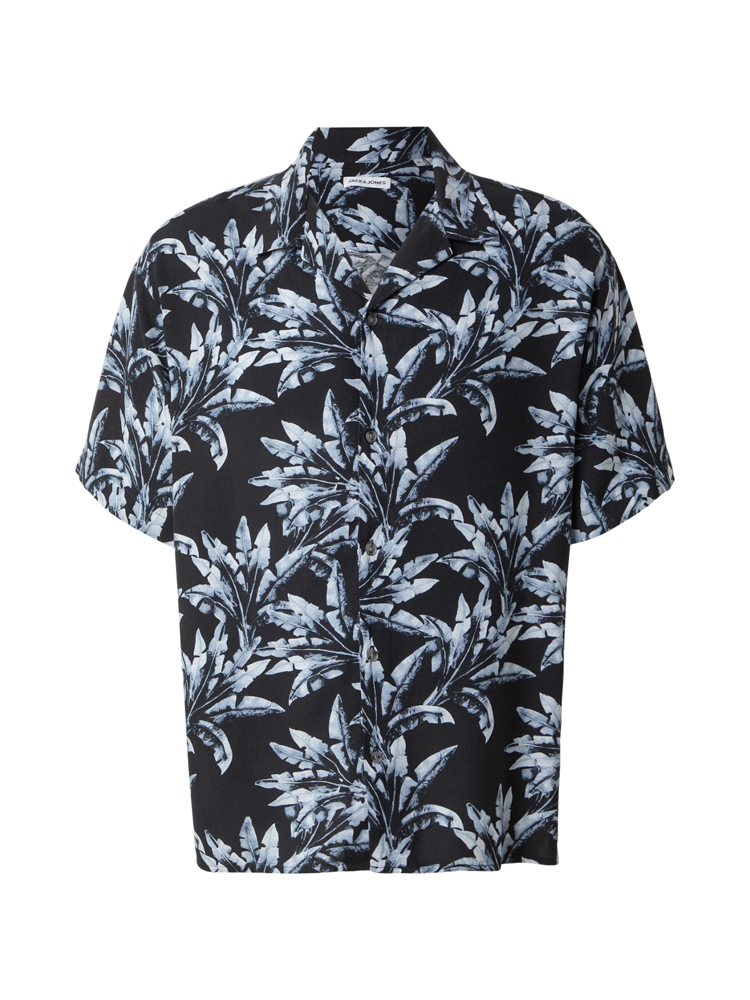 JACK & JONES Button Up Shirt 'JJJEFF' in Blue: front