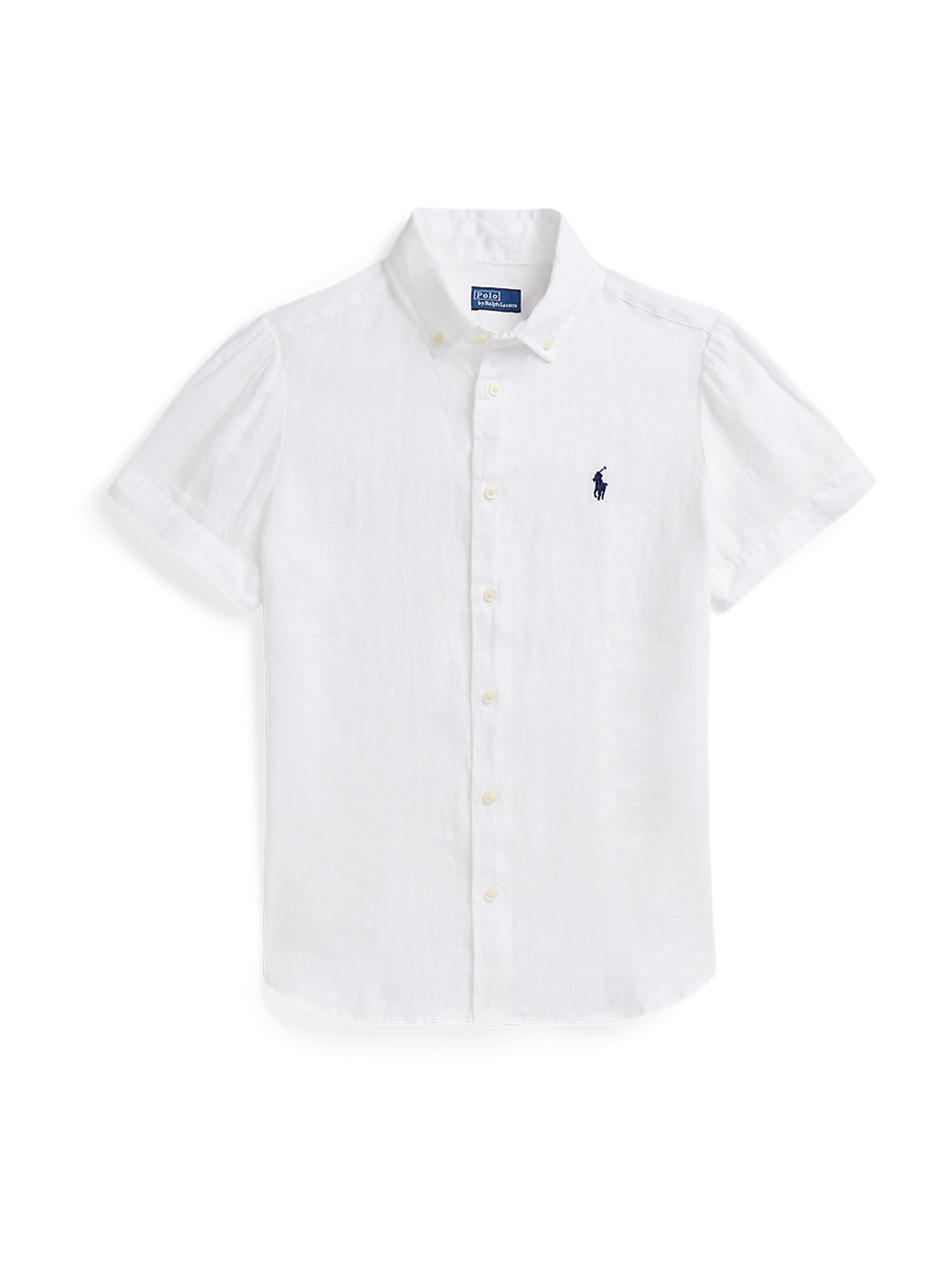 Chemisier Polo Ralph Lauren en blanc : devant