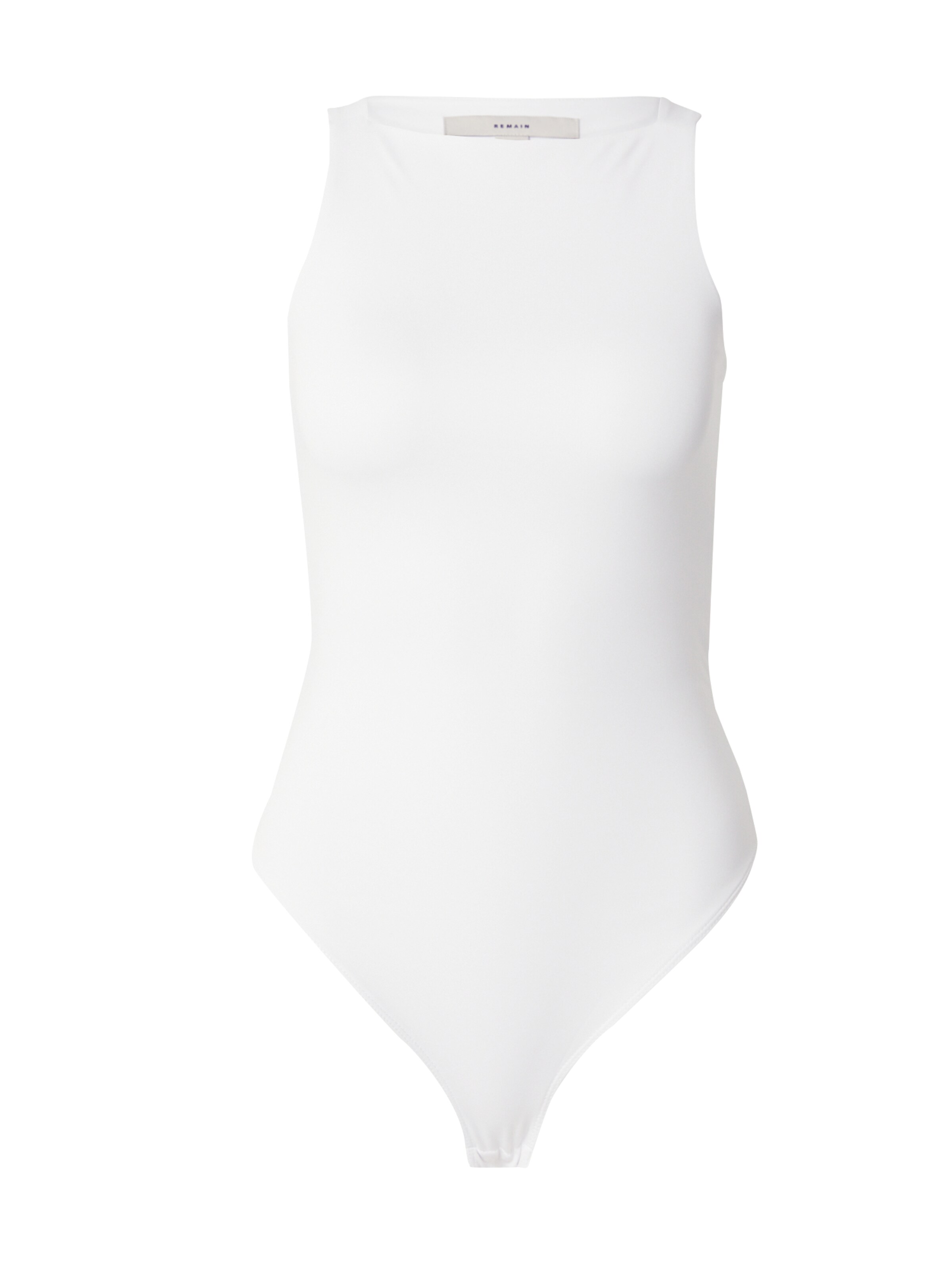 REMAIN Κορμάκι-μπλουζάκι σε λευκό: μπροστά