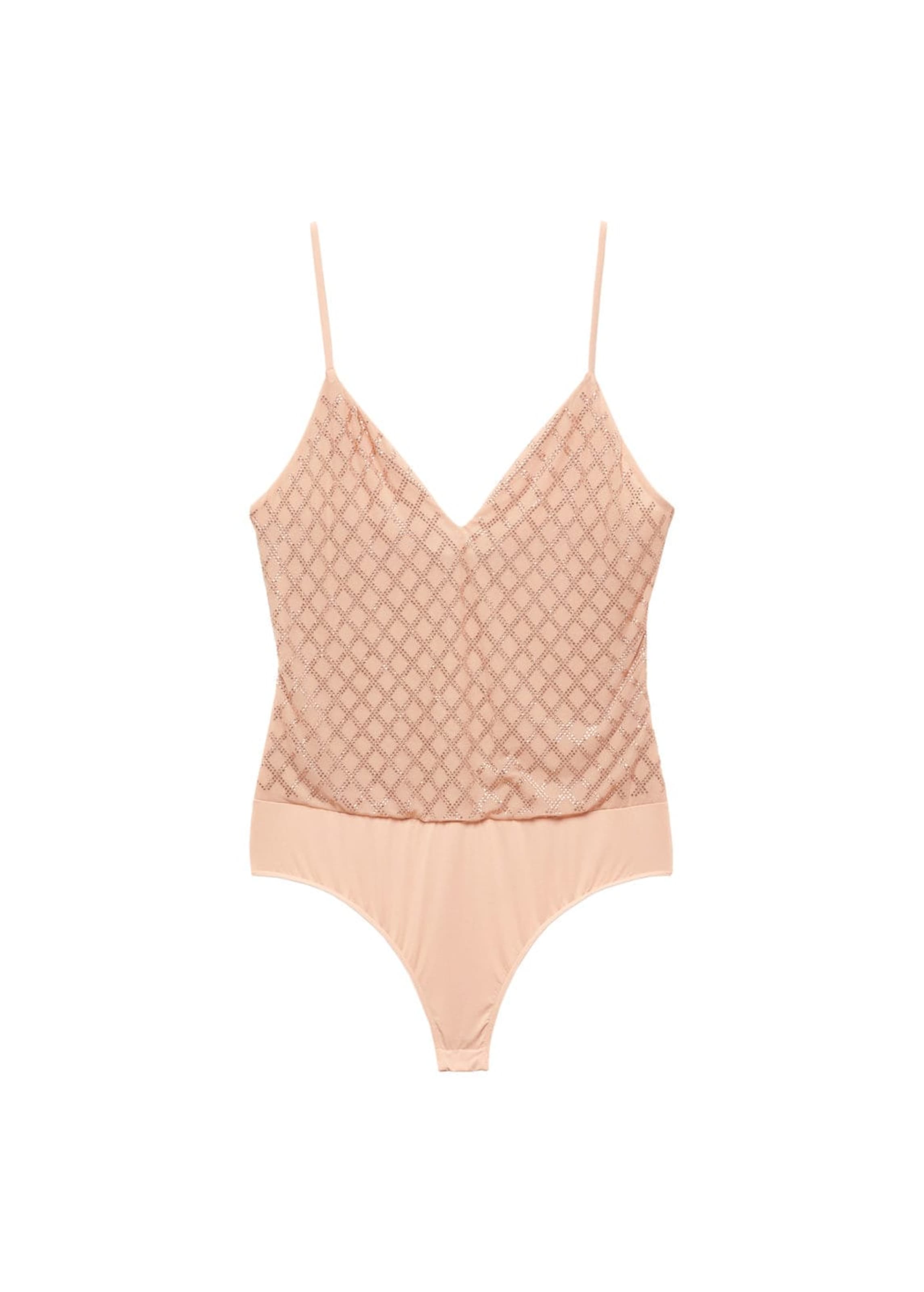 MANGO Top in Beige: Vorderseite