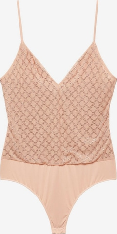 Top di MANGO in beige: frontale