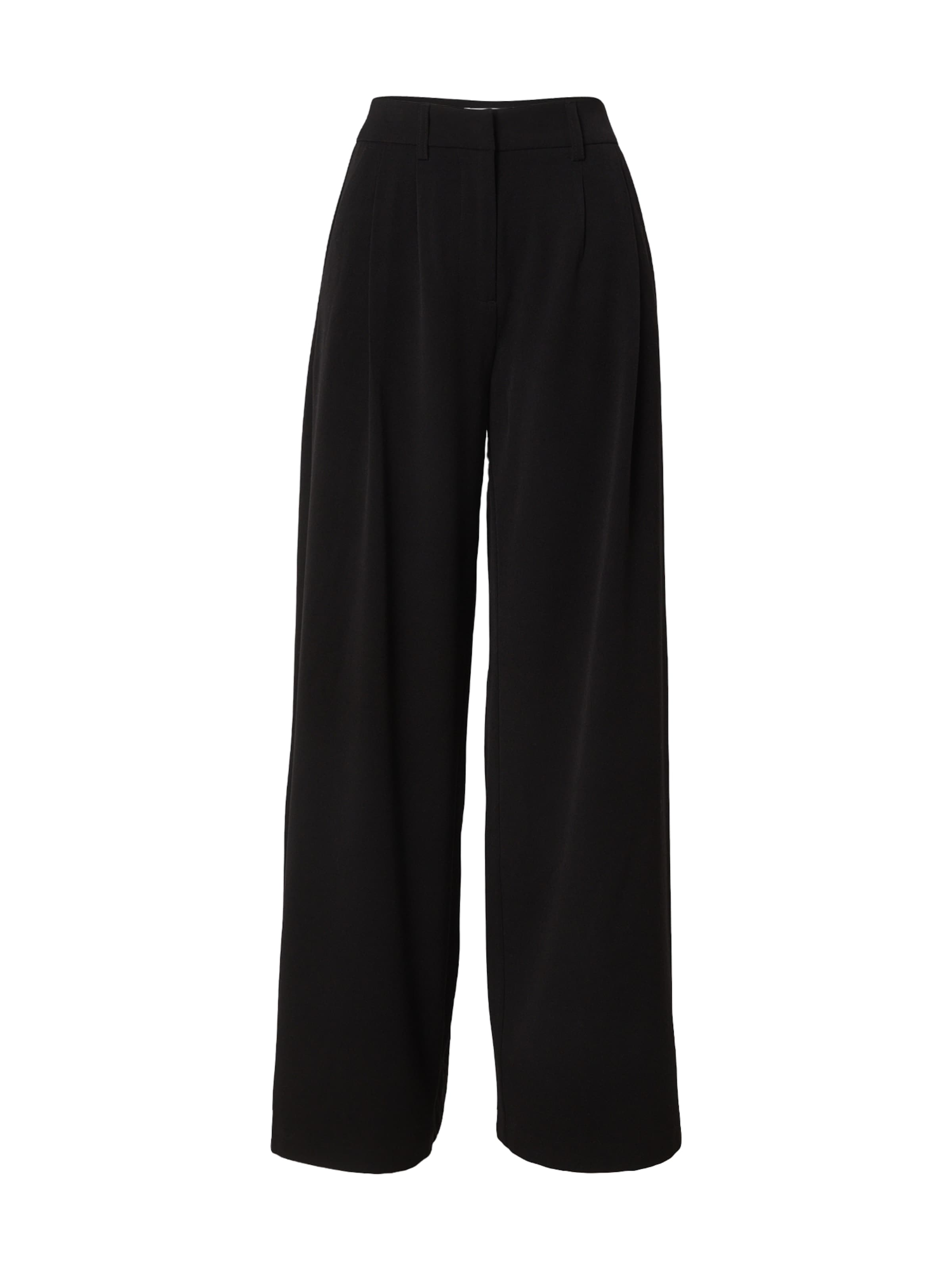 About You x Jessica Haller Loosefit Hose in Schwarz: Vorderseite