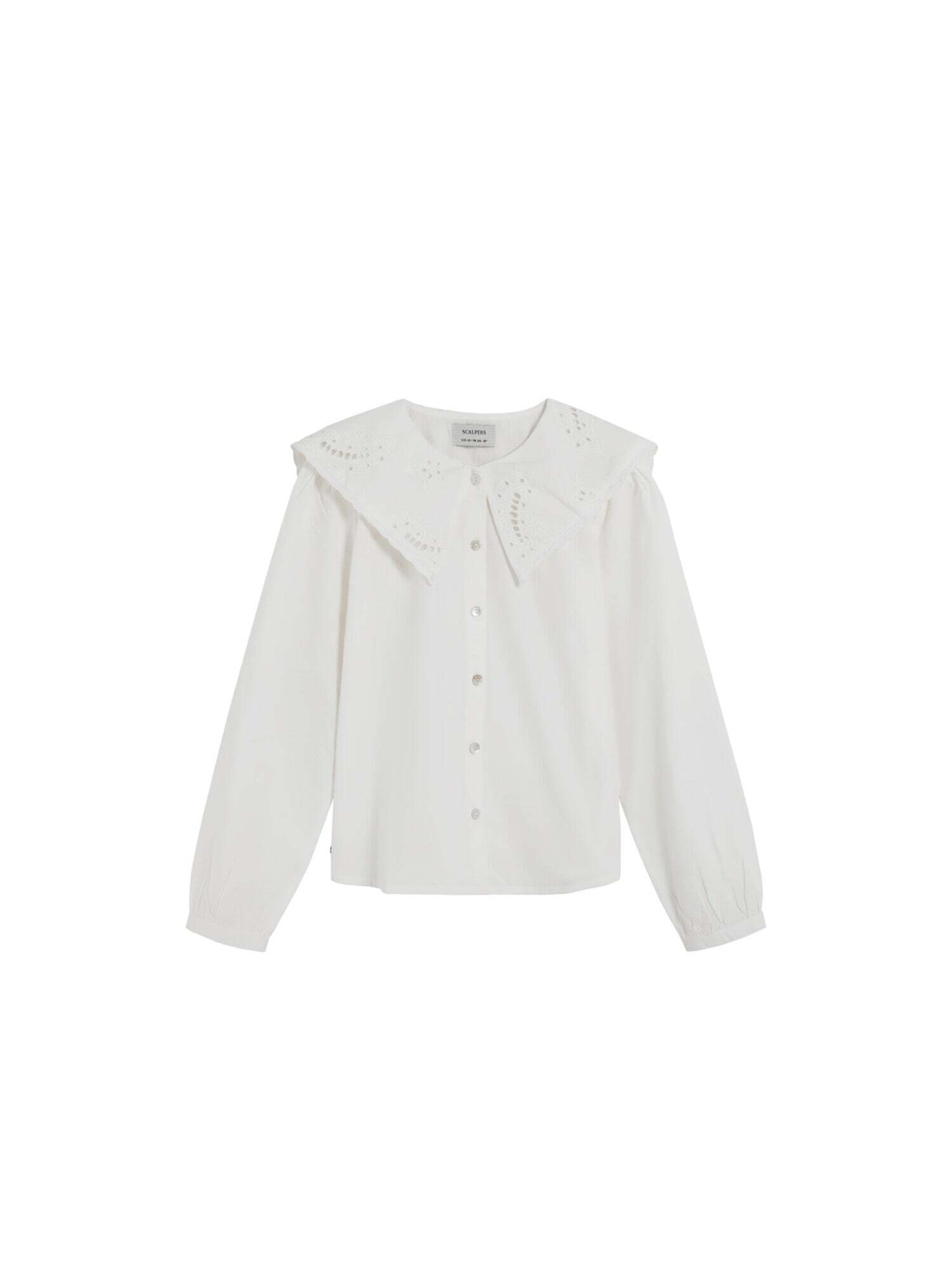 Camicia da donna di Scalpers in bianco: frontale