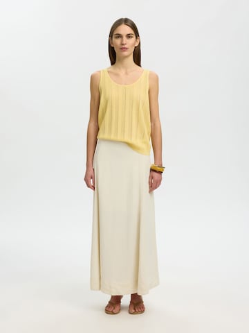 SELECTED Knitted top in Yellow