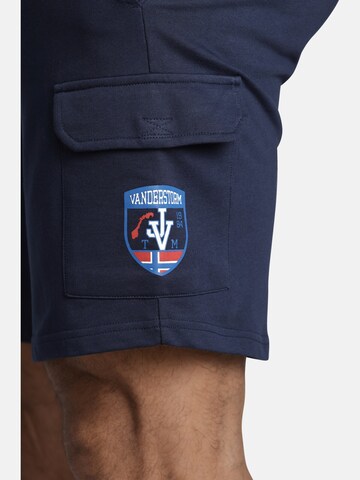 Jan Vanderstorm Loosefit Sporthose 'Harthaknut' in Blau