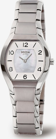 Boccia Titanium Uhr in Silber: predná strana