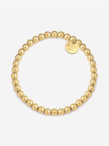 CLASSYANDFABULOUS Jewelry Bracelet 'CLASSYANDFABULOUS Beaded' in Gold: front
