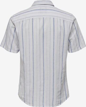 Only & Sons - Ajuste regular Camisa 'CAIDEN' en blanco