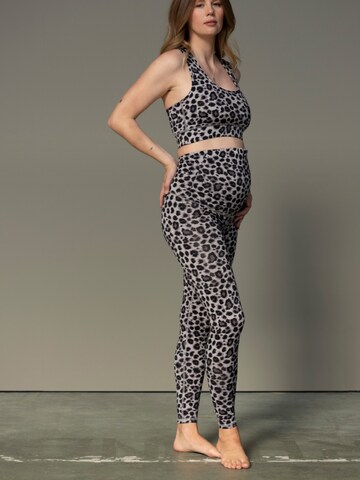 Hey Honey Skinny Leggings 'Maternity' in Grey: front