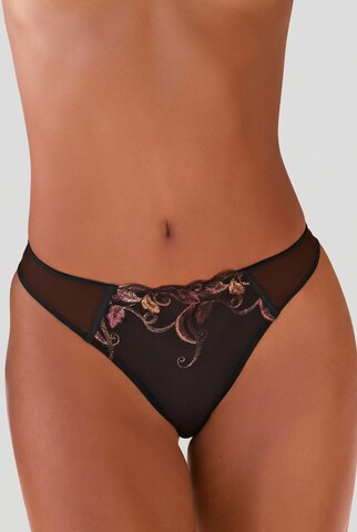 LASCANA Slip - fekete: elől