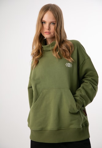 ET Nos Sweatshirt in Green: front