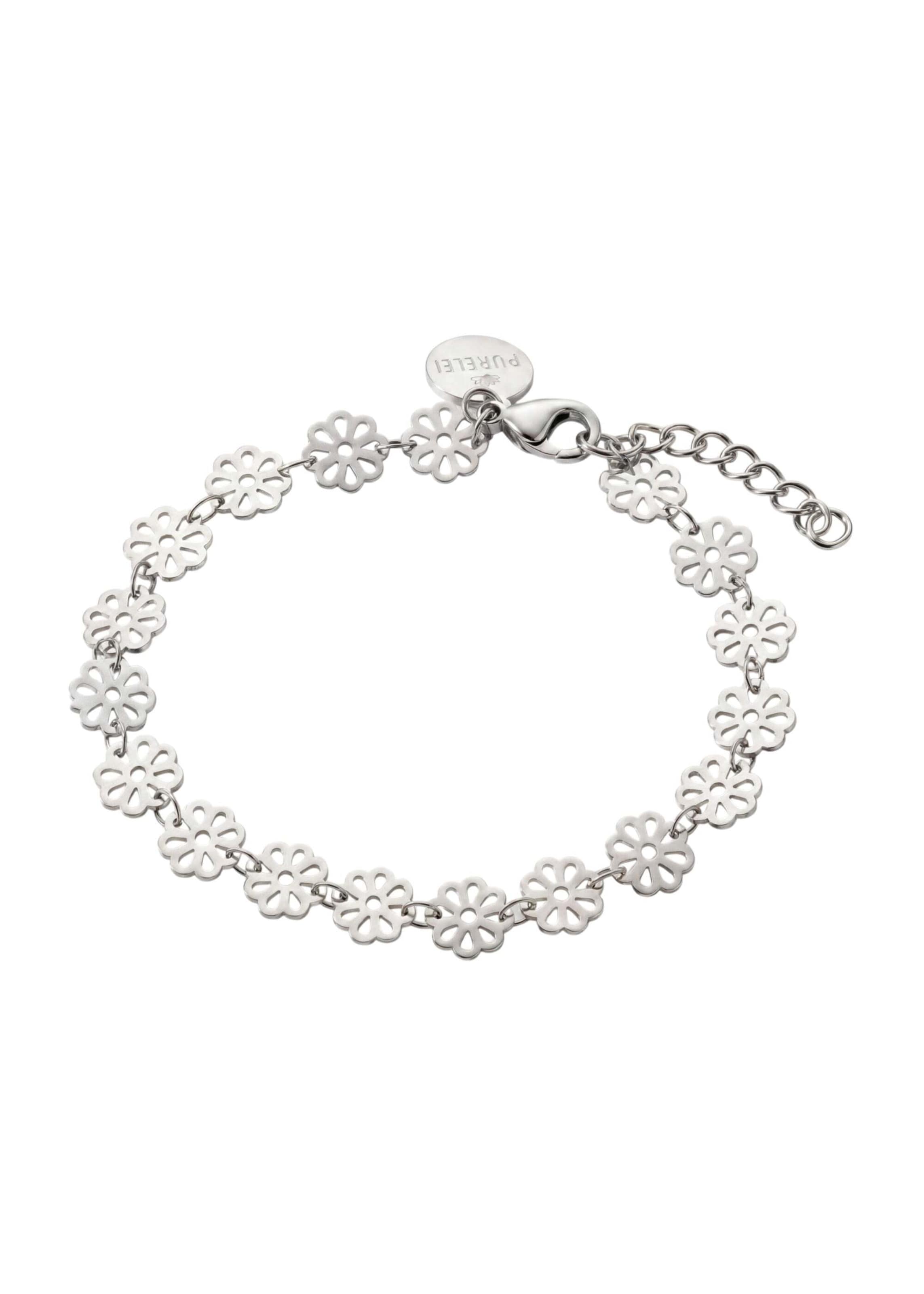 PURELEI Bracelet 'Blossom' in Silver: front