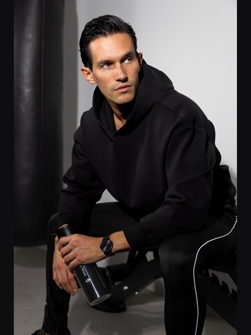 Muscle Up Sportsweatshirt 'Monument Hoodie' in Zwart