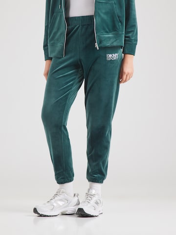 DKNY Performance Конический (Tapered) Спортивные штаны в Зеленый: спереди