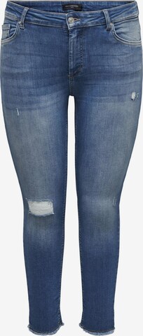 ONLY Carmakoma Skinny Jeans 'WILLY' i blå: forside