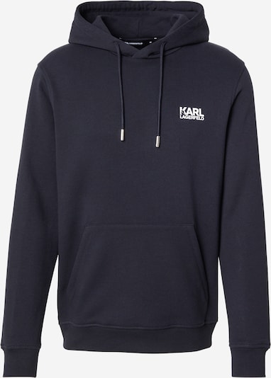 Karl Lagerfeld Sweat-shirt en bleu foncé, Vue avec produit