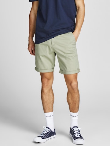 JACK & JONES - Pantalón chino 'Bowie' en verde: frente