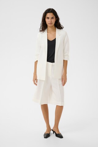 SOAKED IN LUXURY - Blazer 'SLRagna' em branco