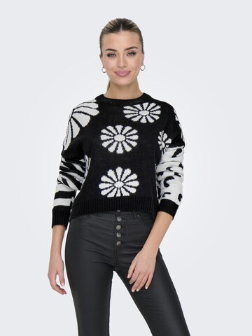 Pull-over 'ONLBetty' ONLY en noir : devant