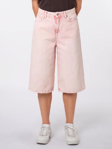 Sublevel Wide leg Jeans in Pink: front