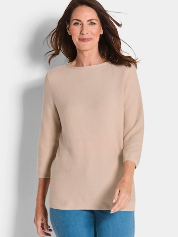 Pull-over Goldner en beige : devant